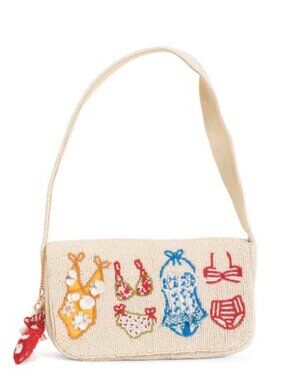NWT - Viral Beaded Swimsuit Bag